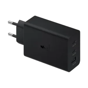 Samsung Chargeur Secteur Ultra Rapide TRIO 65 W 2 USB-C + USB-A Noir