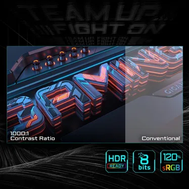 Gigabyte GS25F2 Écran Gaming 24,5" Full HD SS-IPS 200 Hz 1 ms HDR10 – Image 7