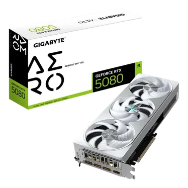 Gigabyte GeForce RTX 5080 AERO OC 16 Go GDDR7 PCIe 5.0
