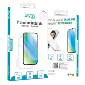 JAYM Pack Intégral Coque Souple MagSafe + Verre Trempé 9H pour iPhone 17 Pro Max / 18 Pro Max