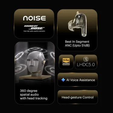 Noise Master Buds 2 Écouteurs True Wireless ANC Sound by Bose Audio spatial Argent – Image 6