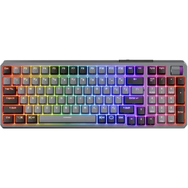 Cooler Master MK770 Space Grey Clavier mécanique sans fil RGB Kailh Box V2 Red AZERTY – Image 3