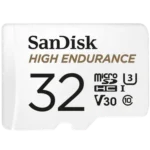 SanDisk High Endurance Carte microSDHC 32 Go Classe 10 U3 V30