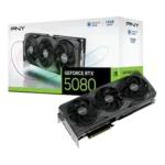 PNY GeForce RTX 5080 Triple Fan DLSS 4 16 Go GDDR7 PCIe 5.0