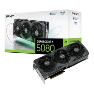 PNY GeForce RTX 5080 Triple Fan DLSS 4 16 Go GDDR7 PCIe 5.0