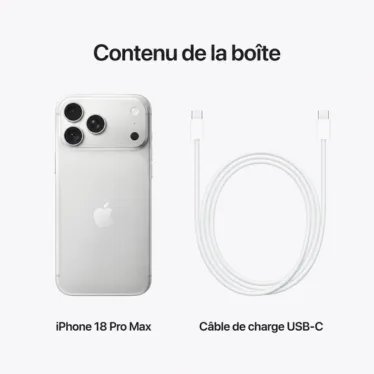 Apple iPhone 18 Pro Max Argent – Image 7