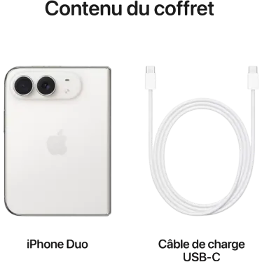 Apple iPhone Duo Blanc stellaire – Image 8