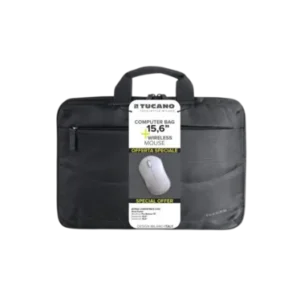 Tucano Idea Bundle Sacoche 15,6 pouces avec souris sans fil Noir