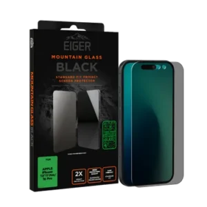 Eiger Verre trempé Premium 2.5D Privacy pour Apple iPhone 18 Pro - 1