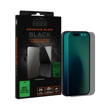 Eiger Verre trempé Premium 2.5D Privacy pour Apple iPhone 18 Pro Max - 1
