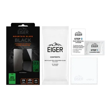 Eiger Verre trempé Premium 2.5D Privacy pour Apple iPhone 18 Pro Max - 4