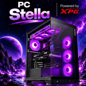 PC STELLA Gaming AMD Ryzen 5 7500X3D GeForce RTX 5070 Ti 16 Go 32 Go DDR5 SSD 1 To