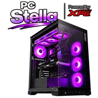 PC STELLA Gaming AMD Ryzen 5 7500X3D GeForce RTX 5070 Ti 16 Go 32 Go DDR5 SSD 1 To