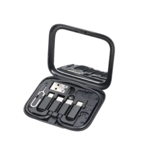 Setty – Kit de voyage 11-en-1 USB-C 60 W – Noir