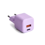 Forever Colorum Chargeur secteur GaN USB-C 30 W + USB-A 18 W Lavande - 1