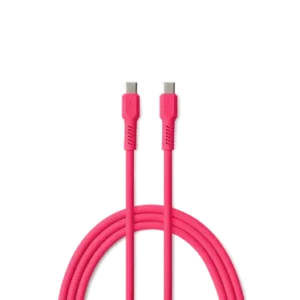 Forever Colorum Câble USB-C vers USB-C PD 60 W 1,8 m Rouge - 1