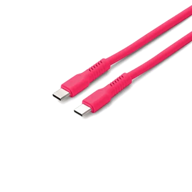 Forever Colorum Câble USB-C vers USB-C PD 60 W 1,8 m Rouge - 2