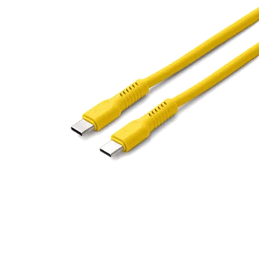 Forever Colorum Câble USB-C vers USB-C PD 60 W 1,8 m Jaune - 2