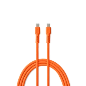 Forever Colorum Câble USB-C vers USB-C PD 60 W 1,8 m Orange - 1