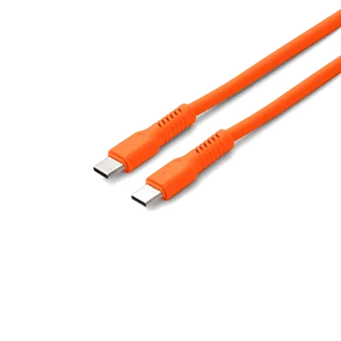 Forever Colorum Câble USB-C vers USB-C PD 60 W 1,8 m Orange - 2