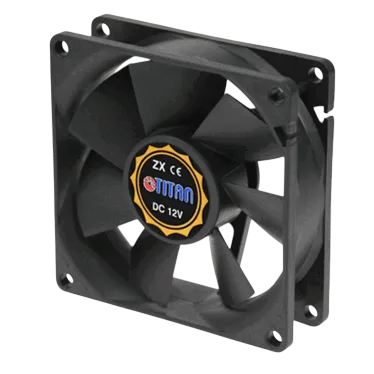 TITAN TFD-8025M12Z Ventilateur de boîtier PC 80 mm 2500 tr/min
