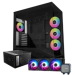 Kit Upgrade PC Lian-Li Vector V100 RGB MSI MPG A1000GS MAG CORELIQUID A13 360 Noir - vue 1