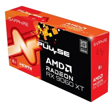 Sapphire PULSE Radeon RX 9060 XT Gaming OC 8 Go GDDR6 - vue 3
