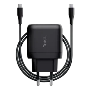 Trust Maxo Chargeur secteur GaN 45 W USB-C avec câble 2 m Noir - vue 1