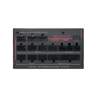 MSI MPG Ai1300TS PCIE5 1300 W 80 PLUS Titanium ATX 3.1 - vue 3