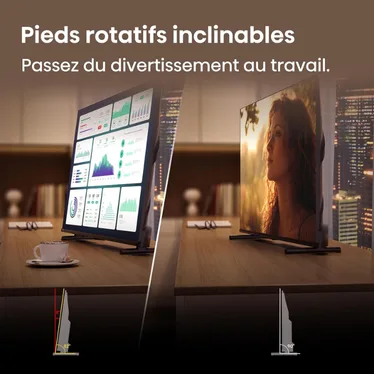 Hisense 40A5S Téléviseur QLED 40 pouces Full HD Smart TV HomeOS HDR10 Noir - vue 5