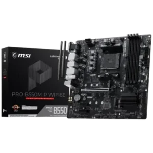 MSI PRO B550M-P WIFI6E AMD B550 DDR4 Micro-ATX - vue 1