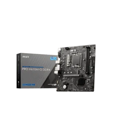 MSI PRO H610M-G Intel H610 DDR5 Micro-ATX - vue 1