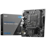 MSI PRO H610M-E Intel H610 DDR5 Micro-ATX - vue 1