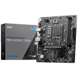 MSI PRO H610M-E Intel H610 DDR5 Micro-ATX - vue 1
