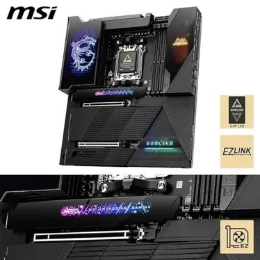 MSI MEG X870E GODLIKE AMD X870E E-ATX DDR5 Wi-Fi 7 - vue 4