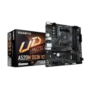 Gigabyte A520M DS3H V2 AMD A520 Micro-ATX - vue 1