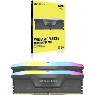 Corsair Vengeance RGB 32 Go (2 × 16 Go) DDR5 6000 MHz CL38 - vue 4
