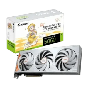 Gigabyte AORUS GeForce RTX 5060 ARI 8G 8 Go GDDR7 Blanc - vue 1