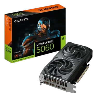 Gigabyte GeForce RTX 5060 WINDFORCE MAX OC V2 8G 8 Go GDDR7 Noir - vue 1