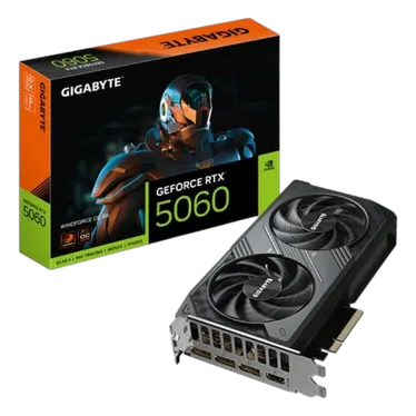 Gigabyte GeForce RTX 5060 WINDFORCE OC 8 Go GDDR7 Carte graphique - vue 1