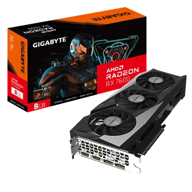 Gigabyte Radeon RX 7600 Gaming OC 8 Go GDDR6 - vue 1