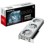 Gigabyte Radeon RX 9060 XT GAMING OC ICE 16 Go GDDR6 Blanche - vue 1