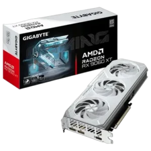 Gigabyte Radeon RX 9060 XT GAMING OC ICE 16 Go GDDR6 Blanche - vue 1