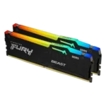 Kingston FURY Beast RGB 32 Go (2 × 16 Go) DDR5 5600 MHz CL36 - vue 1