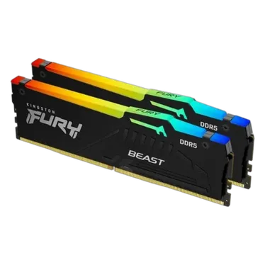 Kingston FURY Beast RGB 32 Go (2 × 16 Go) DDR5 5600 MHz CL36 - vue 1