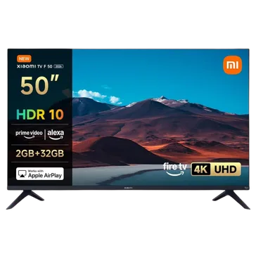 Xiaomi TV F 50 2026 Téléviseur 50 pouces 4K UHD Fire TV HDR10 Noir - vue 1