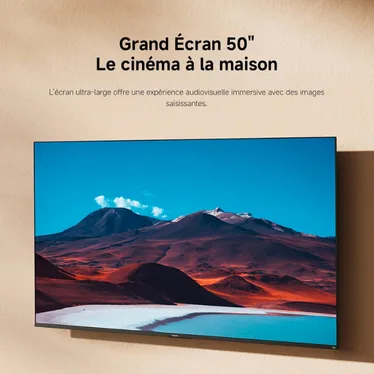 Xiaomi TV F 50 2026 Téléviseur 50 pouces 4K UHD Fire TV HDR10 Noir - vue 8
