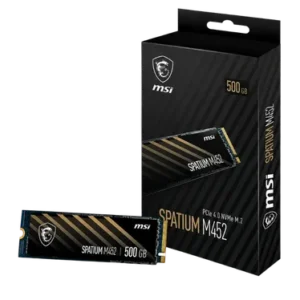 MSI SPATIUM M452 500 Go M.2 NVMe PCIe 4.0 - vue 1