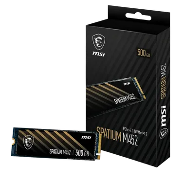 MSI SPATIUM M452 500 Go M.2 NVMe PCIe 4.0 - vue 1