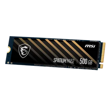 MSI SPATIUM M452 500 Go M.2 NVMe PCIe 4.0 - vue 2